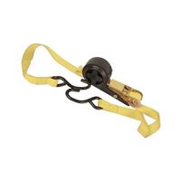 Ratchet Tie Down, Dunlop, retractable, 1 Piece, 2,5cm x 1.85 m