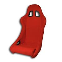 Si�ge bacquet, JOM, tissu rouge, avec glissi�res