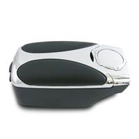 Accoudoir Ergodyn, universel, chrome et aspect cuir