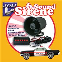 Sir�ne, � 6 sons diff�rents (12V)