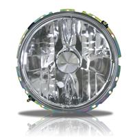 Scheinwerfer, VW Golf I H4, Klarglas / Chrom