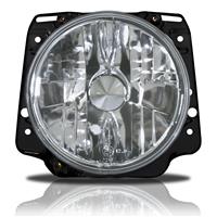 Scheinwerfer, VW Golf 2 H4, klarglas/chrom
