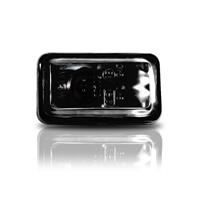 Seitenblinker, VW Golf 1-2, Bj. -9/91, Polo Bj. -'94, Audi (80, 90, 100, 200, V8), Porsche, Klarglas / schwarz