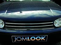 Grill, JOM premium, VW Golf MK4, chromed rib edges, badgeless (approved)