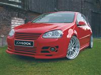 Front bumper JOM, VW Golf V, -GTI-Look, with recess for fog lights, made of GFK