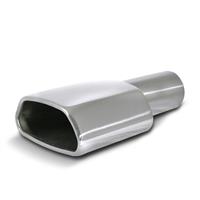 Embout d��chappement, design Posch, 155x70mm, 250mm, diam�tre connexion 64mm, sans absorbeur, homologation CEE
