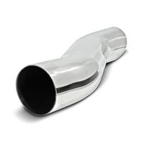 Tailpipe, -S- � 60mm, without absorber, EC approved