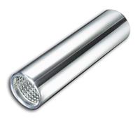 Endrohr, geb�rdelt, V- � 90 mm, mit Absorber, mit ABE