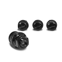 Invisible valves, black (not allowed on German public road)