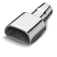 Tailpipe, Posch design 2, 141x71mm, 247mm, � 64 connection, EC approved