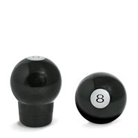 Pommeau, universel, design boule de billard, 8 noire