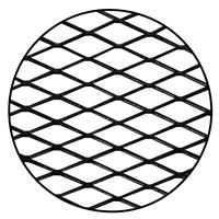 Sport Gitter, Aluminium 50 x 150cm schwarz