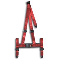 1 harnais Sport, 3 points de montage, rouge, HOMOLOGU�E CEE