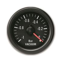 Zusatzinstrument YoungTimer, Unterdruck/ Vacuum, schwarz �52mm