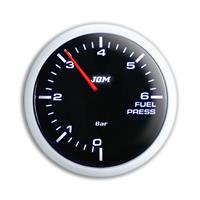 Zusatzinstrument, Noir, Kraftstoffdruck, schwarz,  mit wei�er LED Skala, dimmbar,  �52mm