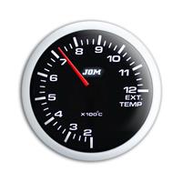 Zusatzinstrument, Noir, Abgastemperatur, schwarz,  mit wei�er LED Skala, dimmbar,  �52mm