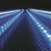 LED-Leuchtensatz, 4-teilig mit Funk, (2 x 90cm und 2 x 120cm), Blau, 