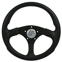 Sportlenkrad schwarz  Durchmesser 30cm mit ABE