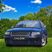 Grill, JOM, VW Passat 3BG 00-, badgeless, completely chrome (approved)