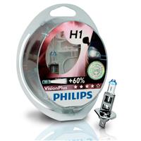 H1 12V 55W Philips Vision Plus +60, 2 St�ck