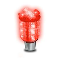 Ampoule � LED rouge, 20 LED, BA15s, 1.68 W, DC12 V (1 pi�ce)