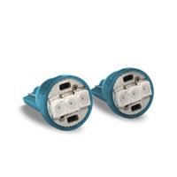 LED Gl�hlampe, blau, 3 LED, T10, 0.48 W, DC12V (1 St. )