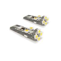Canbus SMD bulbs, alb, 8 SMD, T10, DC12V, (2 pieces)