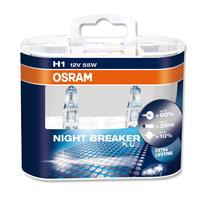 OSRAM H1 NightBreaker Night Breaker PLUS +90% 2er Set, 12V/55W