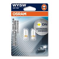 12V/5W  WY5W T10 Osram Diadem Chrome double blister