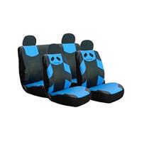 Autositzbez�ge, Dunlop, carbon, blau