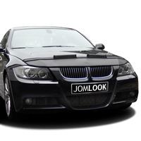 Car bra, bonnet protection for BMW E90 (05-08), artificial leather, black