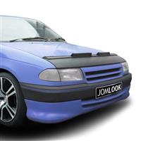 Bra de capot pour Opel Astra F (93-97), simili cuir, noir