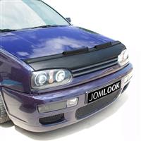 Car bra, bonnet protection for VW Golf 3 (92-97), artificial leather, black