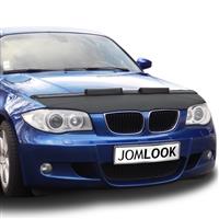 Car bra, bonnet protection for BMW 1-series E87 (05-08) artificial leather, black