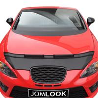 Bra de capot pour Seat Leon 1P (05-09), simili cuir noir