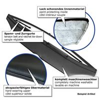 Hauben-Bra, Steinschlagschutz-Maske f�r Audi A1, (2011-) Kunstleder schwarz
