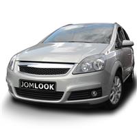 K�hlergrill Opel Zafira B 05-08, schwarz mit Chromleiste Sport Look