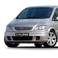 K�hlergrill JOM, Opel Zafira A, ohne Emblem, komplett chrom
