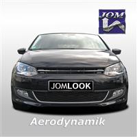 Calandre, VW Polo 5 (6R), sans sigle, noir et chrome