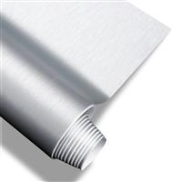 Stylingfolie, silber, Alu-Schleifoptik, selbstklebend, 30 x 100cm, Interior & Exterior