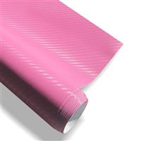 Carbonfolie Pink 152 x 200 cm, 3D Struktur, mit Luftkan�len, geeignet f�r Innen u. Au�en, Selbstklebend, PVC