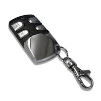 T�l�commande avec 4 boutons et fonctions, Chrome/noir