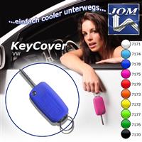 Capuchon de cl�, bleu fonc�, pour VW Polo, Fox, Passat 3B/3BG, Tiguan, Touareg, Touran, Multivan, Sharan, Caddy, Golf, EOS, Scirocco, Beetle, Jetta, Bora, Skoda Superb, Octavia, Fabia, Seat Ibiza, Leon, Altea, Alhambra, silicone
