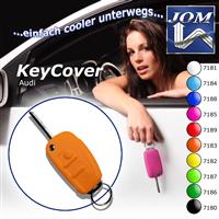Capuchon de cl�, orange, pour Audi A1 10-, A3 05-, A4 04-, A4 Cabrio 06-, A6 04-, Q7 05-, TT 06-, R8 07-, silicone