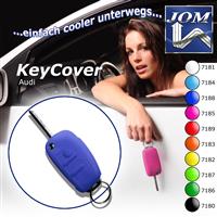 Capuchon de cl�, bleu fonc�, pour Audi A1 10-, A3 05-, A4 04-, A4 Cabrio 06-, A6 04-, Q7 05-, TT 06-, R8 07-, silicone