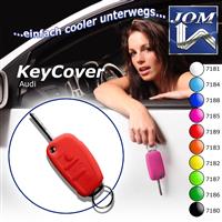Capuchon de cl�, rouge, pour Audi A1 10-, A3 05-, A4 04-, A4 Cabrio 06-, A6 04-, Q7 05-, TT 06-, R8 07-, Silicon