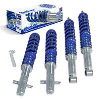 Coilover suspension kit, JOM BlueLine, VW Polo 6N, Variant -99, Caddy 96-04, thread  / thread