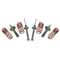 Kit suspension JOM, Seat Leon 1,4/ 1,6/ 2,0FSI  (jambe de force 54,60 mm), type 1P, KW 63-110, 08/05-, 50/40mm, homologation T�V