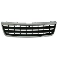 K�hlergrill JOM-Premium, VW Touareg (7L) 02-06, mit Chromleisten, ohne VW - Emblem (vor Facelift)