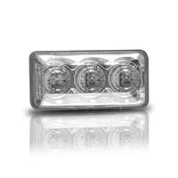 Seitenblinker, LED, VW Golf 3, Vento Bj. 92-95, Passat Bj. 89-93, Klarglas / chrom